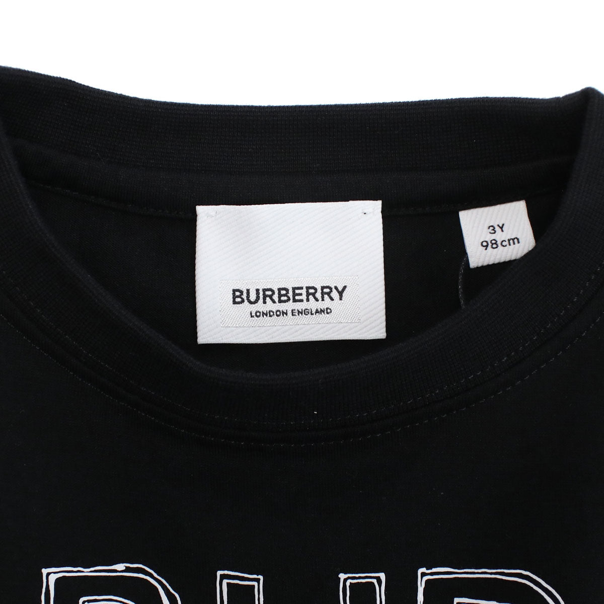 BURBERRY バーバリー 8053776 長袖Ｔシャツ BLACK ブラック ベビー