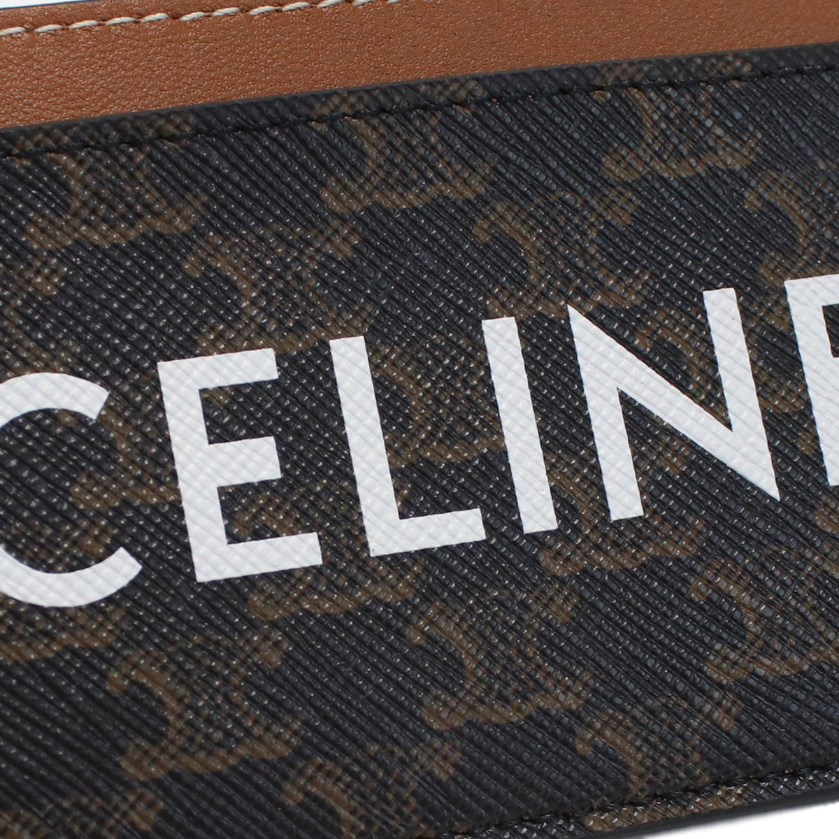 CELINE セリーヌ 10B70 カードケース TAN ブラウン系 メンズ