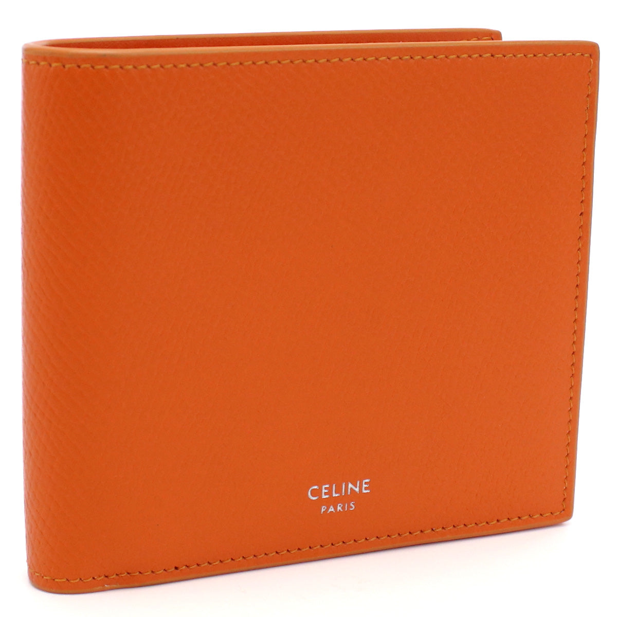 CELINE セリーヌ 10C87 二つ折り財布 FLUO ORANGE オレンジ系 メンズ