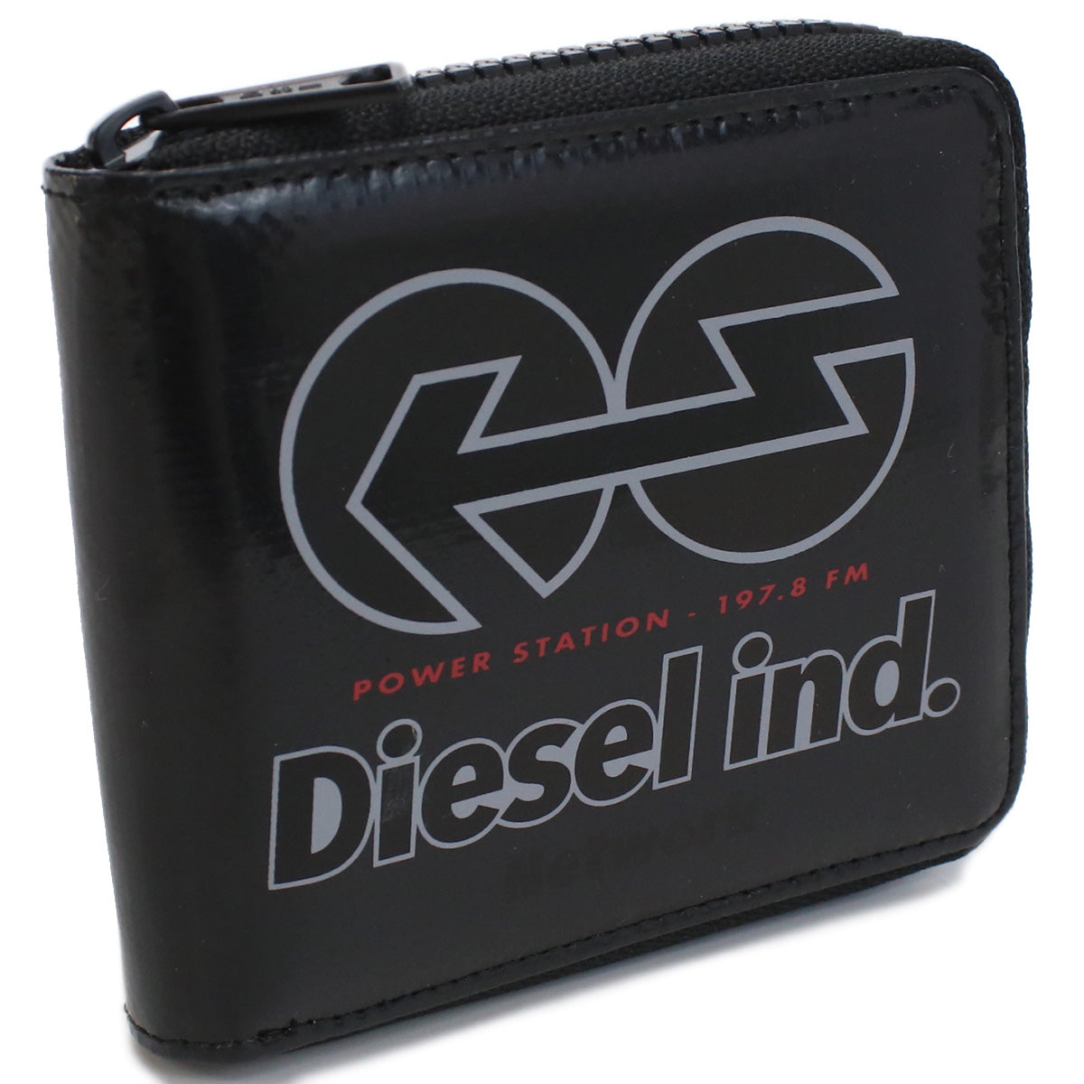 DIESEL ディーゼル X08996 二つ折り財布 ブラック メンズ
