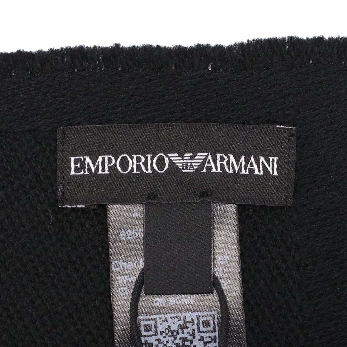 Emporio Armani エンポリオ・アルマーニ 625009 マフラー BLACK ブラック メンズ