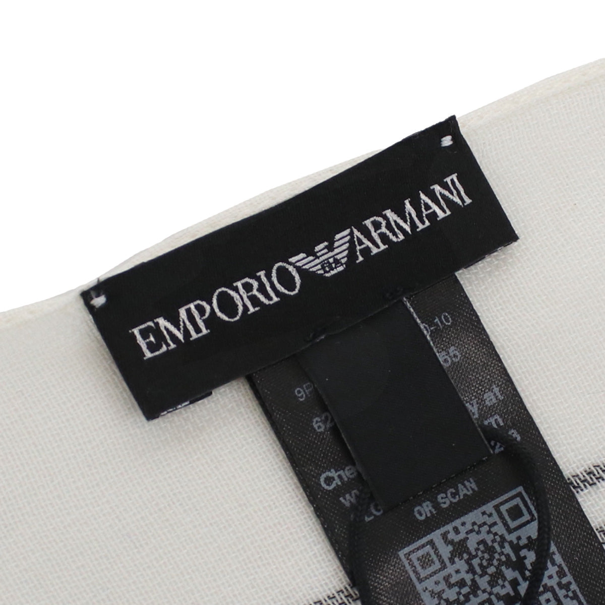 Emporio Armani エンポリオ・アルマーニ 625055 マフラー WHITE ホワイト系 メンズ