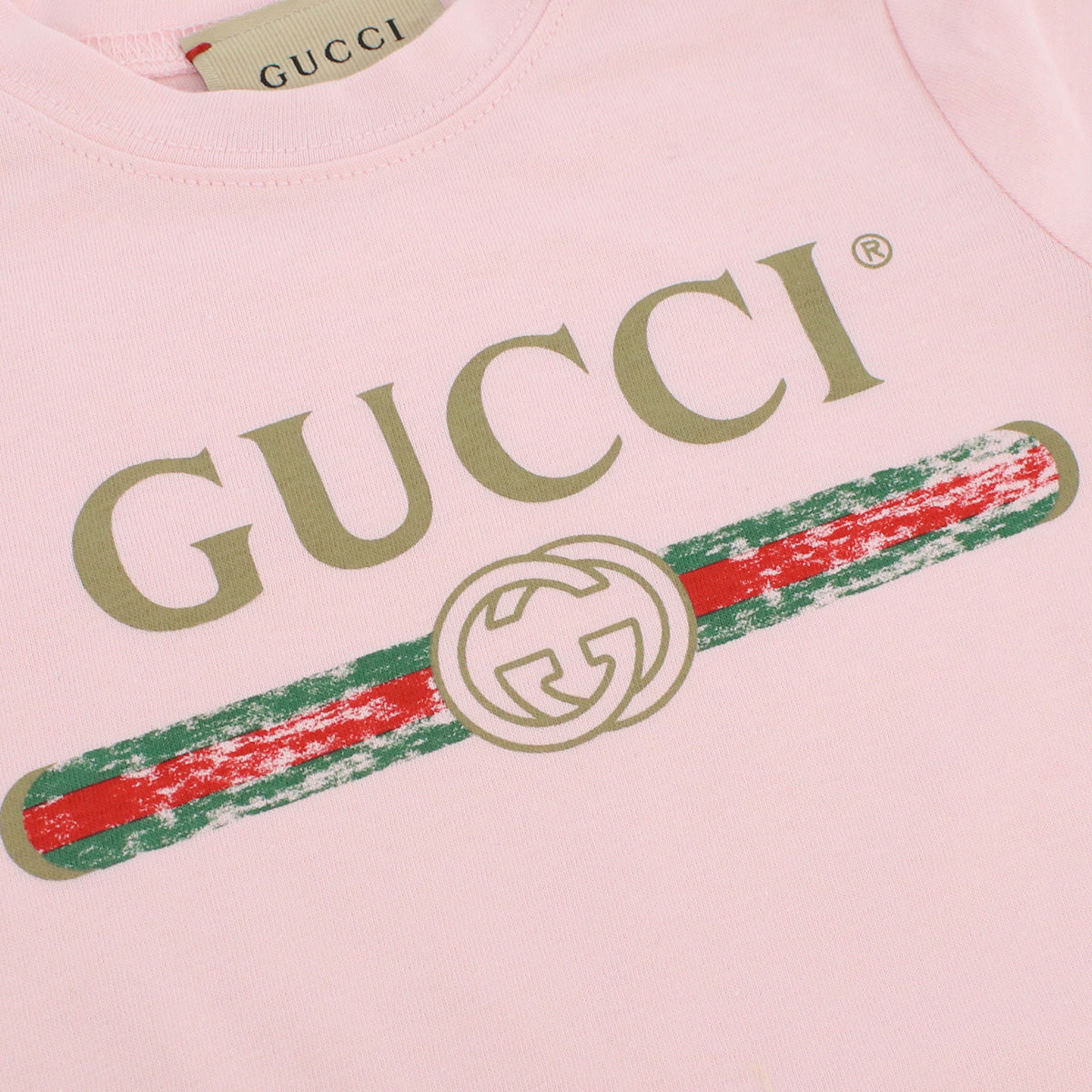 GUCCI グッチ 548249 ロンパース ピンク系 ベビー