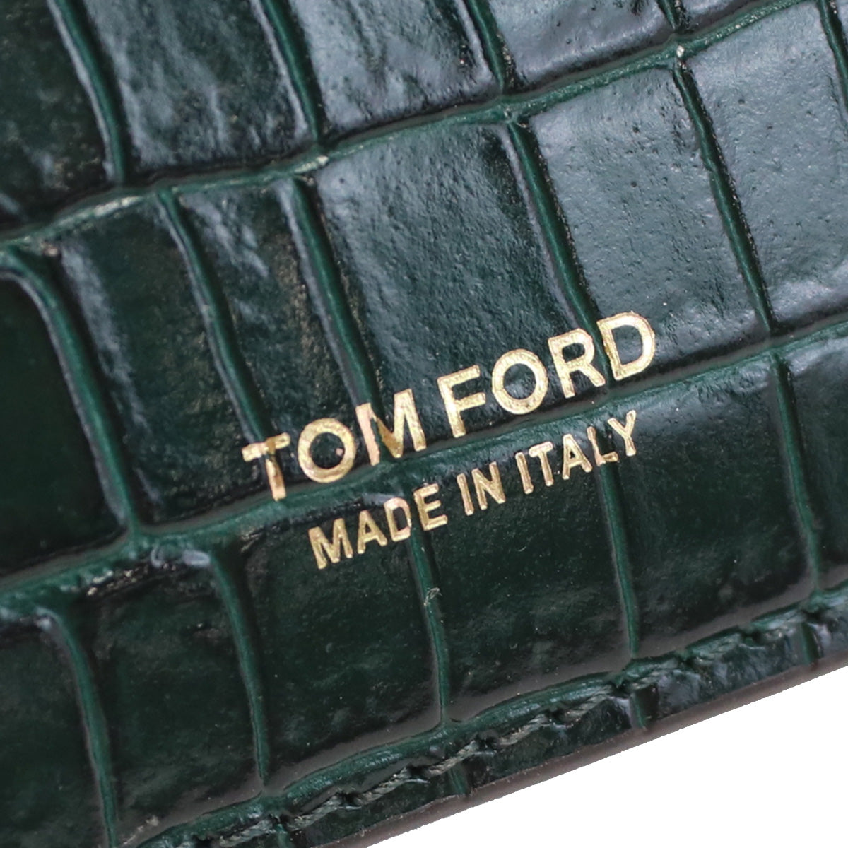 TOM FORD トムフォード Y0279T カードケース グリーン系 メンズ