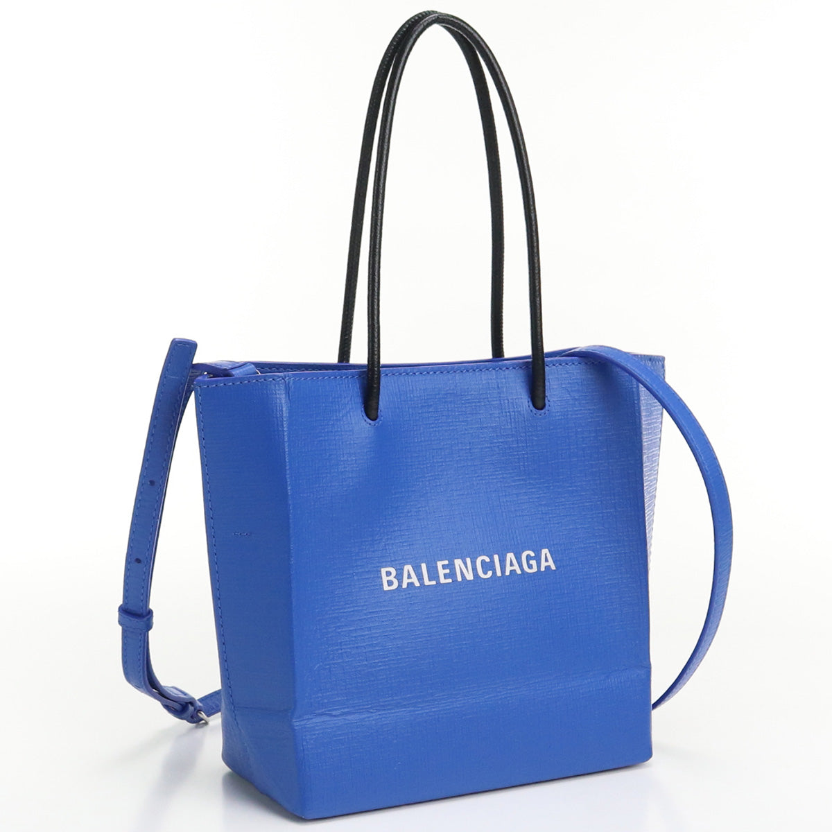 BALENCIAGA Shopping tote XXS 597858 Tote Bag leather unisex