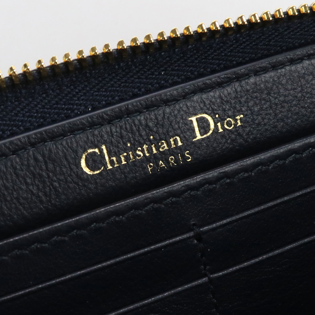 Christian Dior クリスチャンディオール ロングウォレット 長財布ラウンドファスナー【中古】 レディース