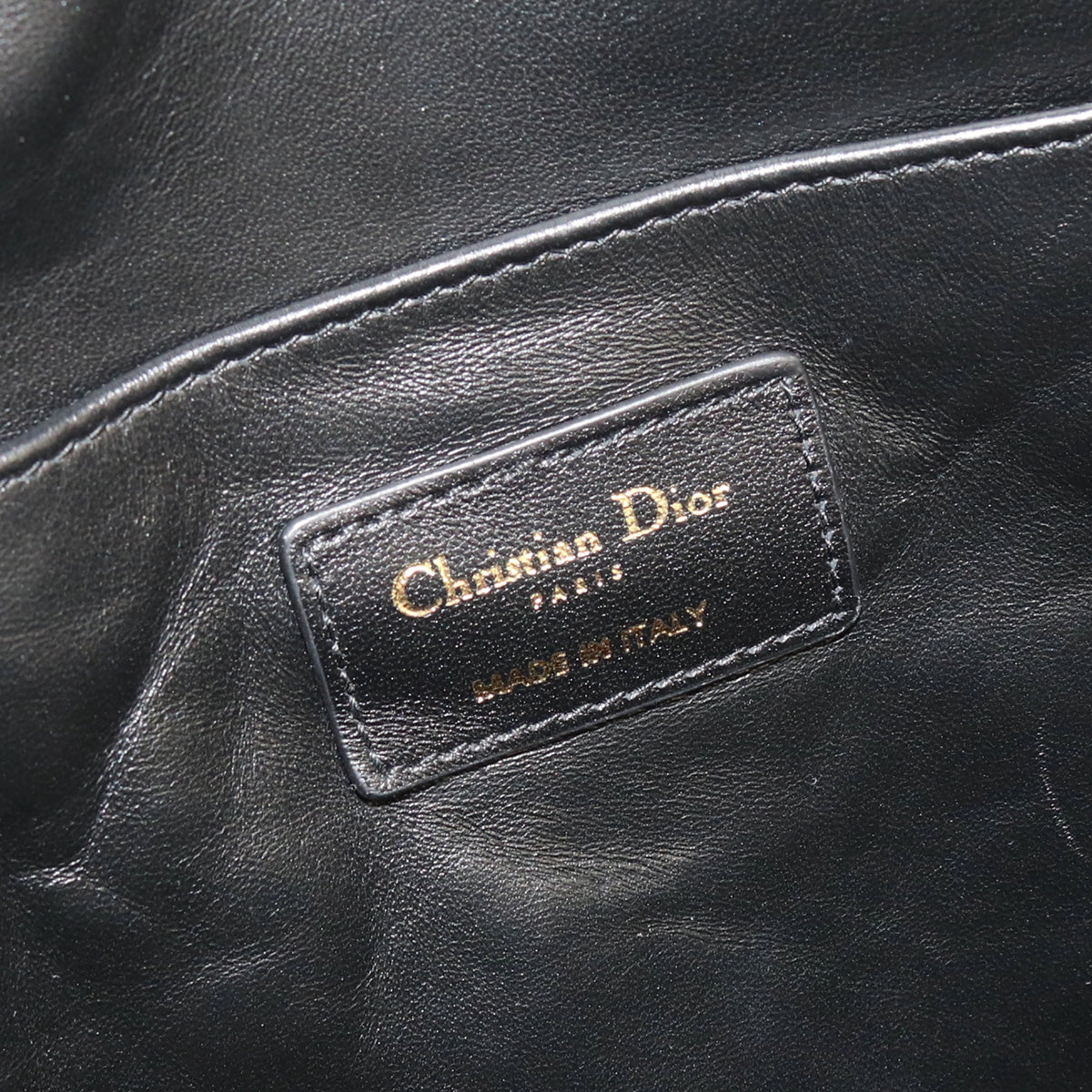 Christian Dior クリスチャンディオール カナージュラムスキンバックパック リュック レザー【中古】 レディース