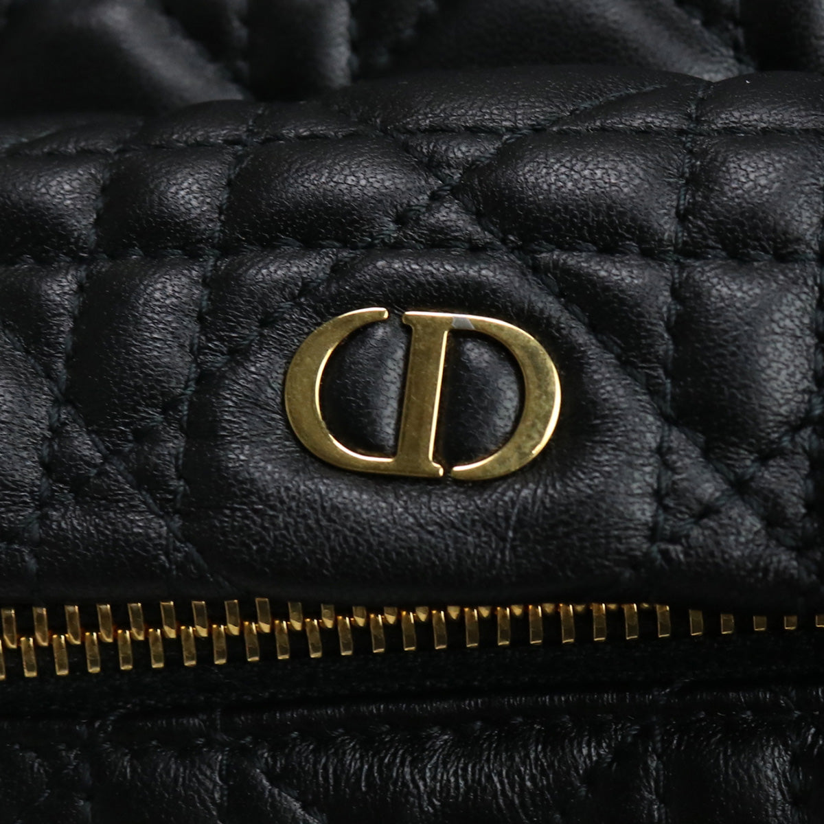 Christian Dior クリスチャンディオール カナージュラムスキンバックパック リュック レザー【中古】 レディース
