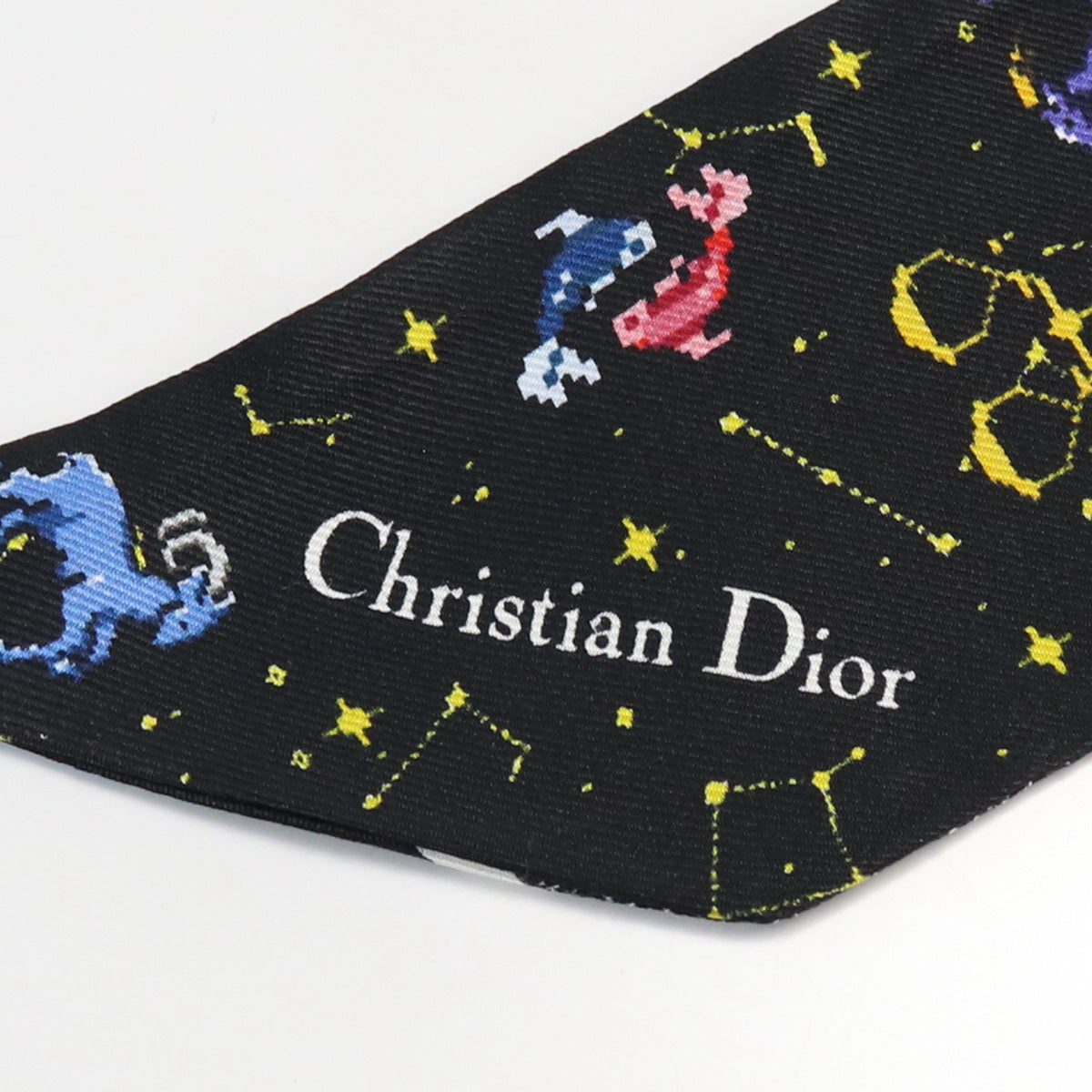 Christian Dior クリスチャンディオール ミッツァスカーフ 24PCO 106I611 C988 スカーフ シルク【中古】 ユニセックス