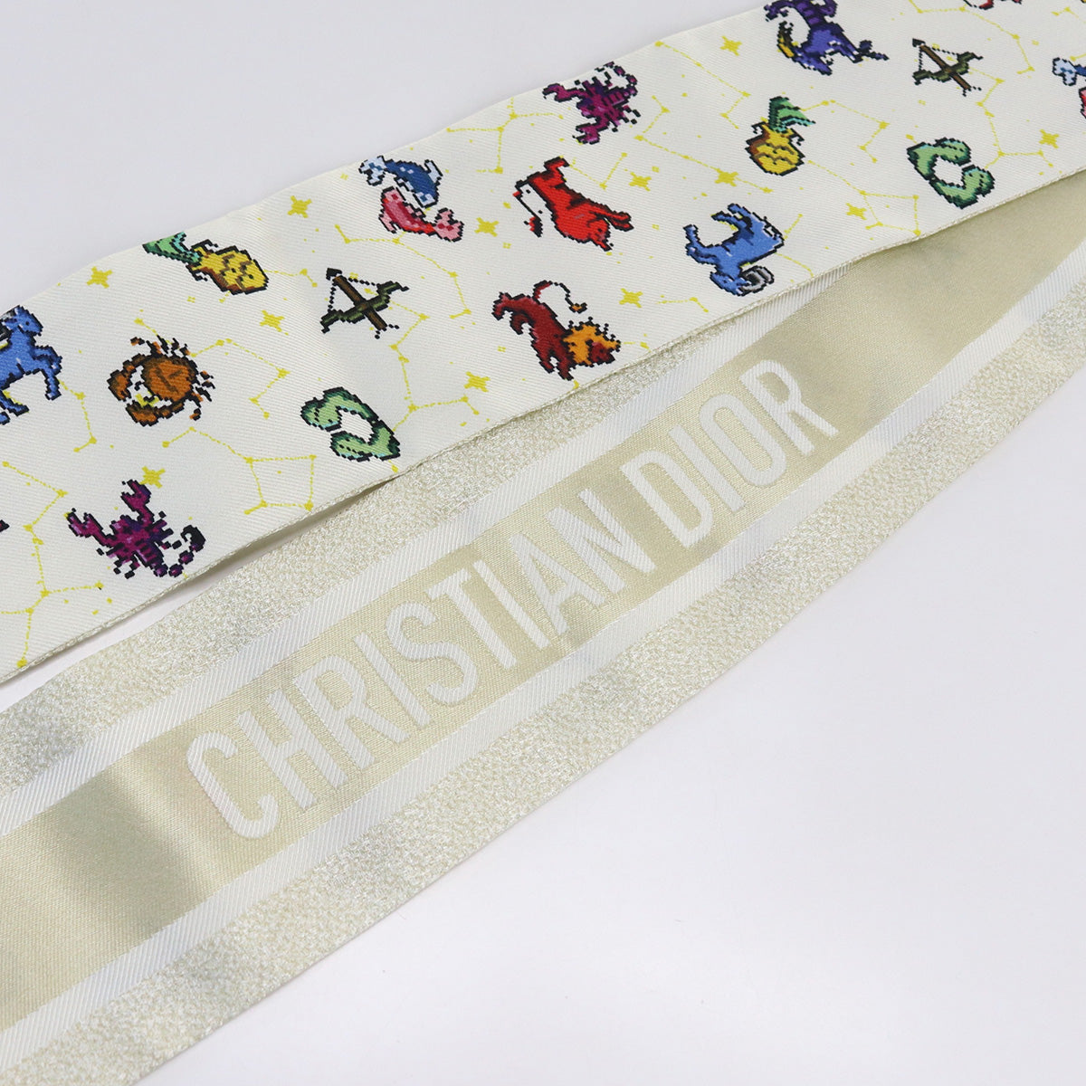 Christian Dior クリスチャンディオール ミッツァスカーフ 24PCO 106I611 C088 スカーフ シルク【中古】 ユニセックス